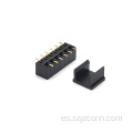 Conector de cabecera hembra de paso de 2,54 mm SMT 12P